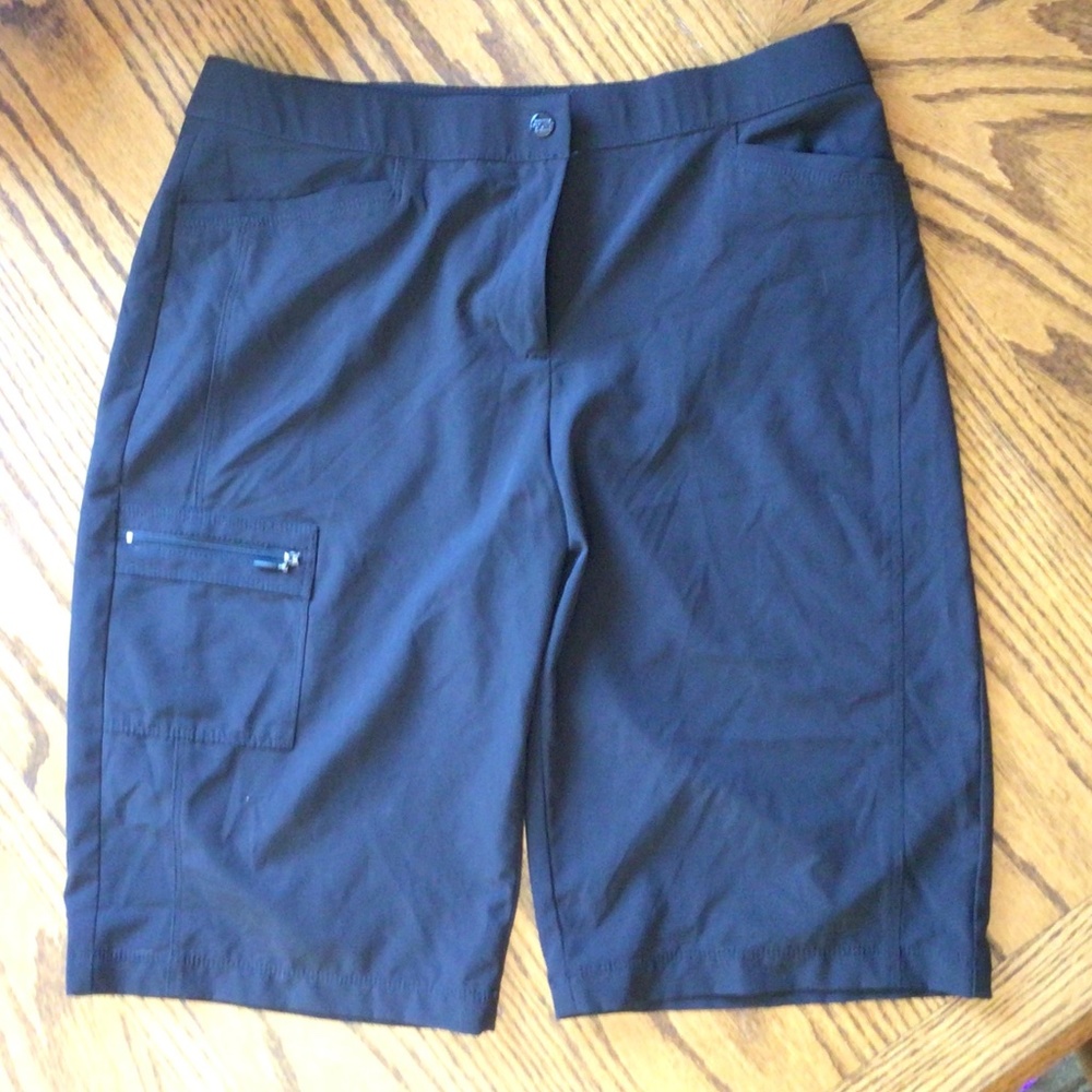 Chicos Black golf shorts